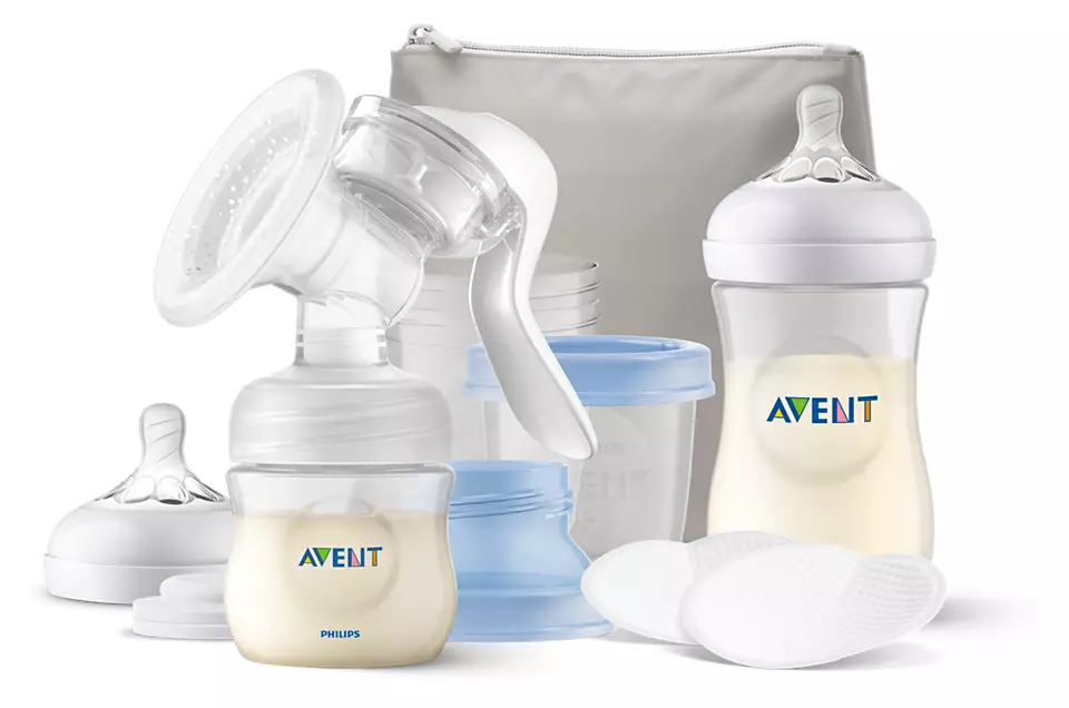 Philips Avent Lotus manuālā krūts piena sūkņa komplekts