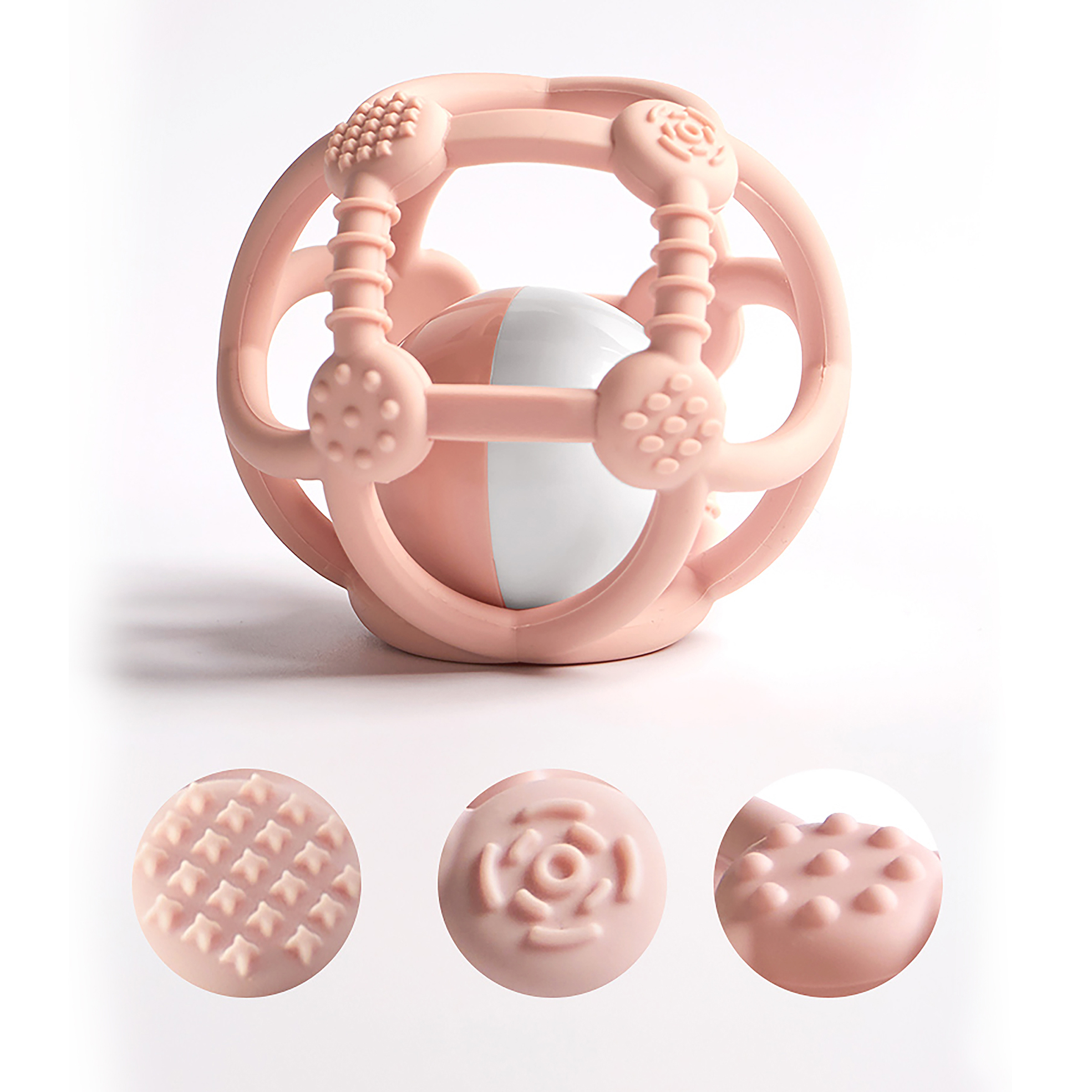 Kidsme silikona zobgrauznis bumba - Image 2