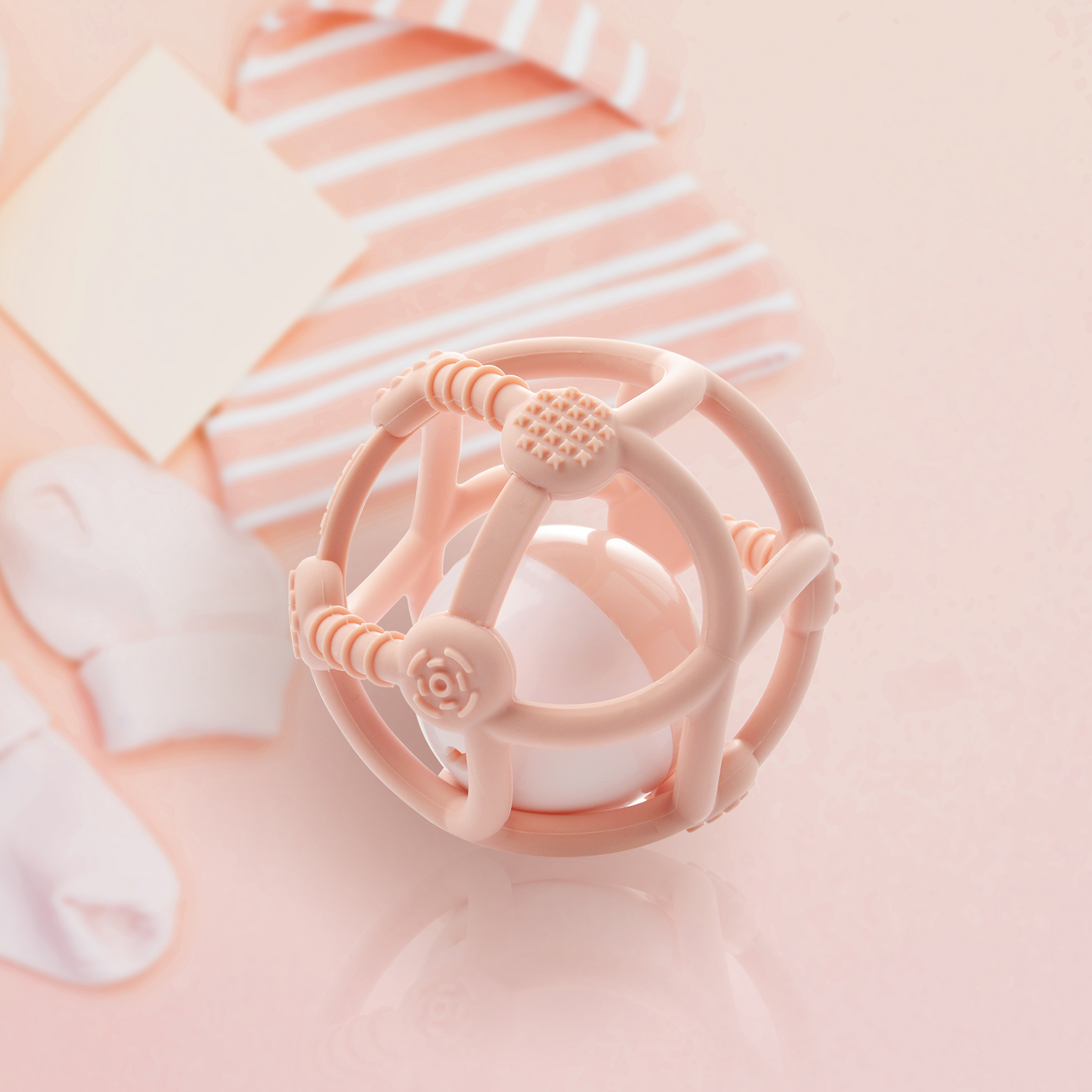 Kidsme silikona zobgrauznis bumba - Image 4