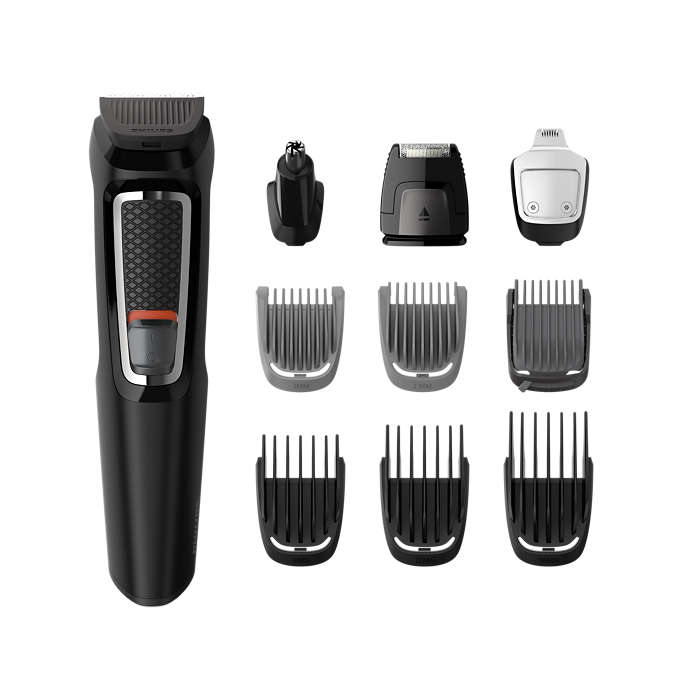 PHILIPS Multigroom series 3000 trimmeris (9-in-1), sejai un matiem