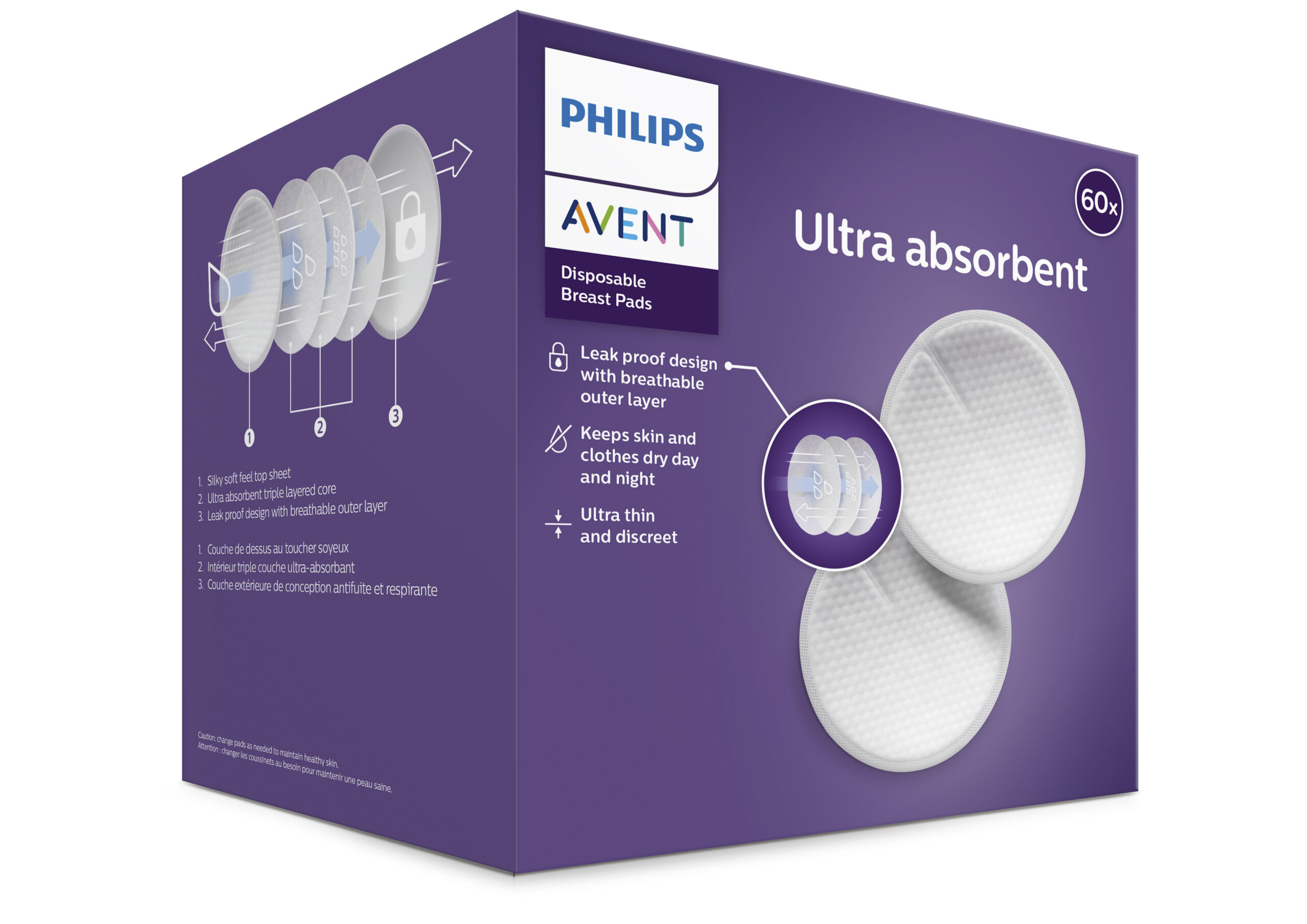 Philips Avent Vienreizējas lietošanas krūšturu ieliktnīši